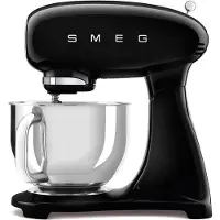 Smeg 50''s Style Köksmaskin SMF05BLEU Svart, Stativmixer, Svart, Vispning, Mixning, Vispning, 1 m, 4,8 l, Handtag