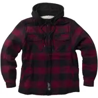 West Coast Choppers Hell Bent Flannel Jacka Med Huva