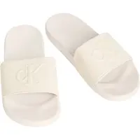 Calvin Klein Pantolette 'ESS' kräm