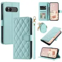 Mtp Products Sony Xperia 10 VII Lyxigt Quiltat Plånboksfodral - grönt