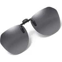 INF Polariserade Clip-on Solglasögon med Fodral Grey