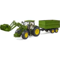 BRUDER Traktor - John Deere 7R 350 m. Frontlastare... - 03155 - - One Size - Bil
