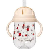 Vanilla Copenhagen Mugg m. Sugrör - Tritan - 300 ml - Tra - - One Size - Vattenflaska