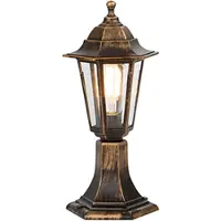 QAZQA Utomhuslampa antik guld 42 cm IP44 - New Haven