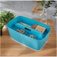 Leitz MyBox Cosy - Lagringsfack - 3 utrymmen - small - lugn blå