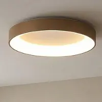 Mantra-Iluminacion LED taklampa Niseko II, dimbar, Mässing / guld, Vardagsrum / matsal, Aluminium / grå / zink, Modern, LED-taklampa