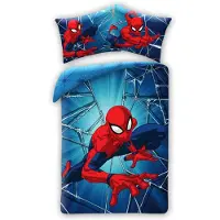 Halantex SP. z.o.o. Spider-Man påslakanset 140 x 200 cm i 100 % bomull