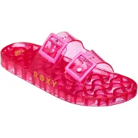 Roxy - Sandaler och flip-flops dam - Kattie Glitter Sandal Sangra Sunset för Unisex - Storlek 8,5 US - Rosa