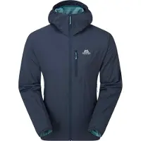 Mountain Equipment - Vandringskläder - Aerotherm Hooded M Jacket Blue Nights för UnisexUll - Storlek L - Blå