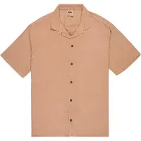 Quiksilver - Skjortor - Sunrise SS Shirt Tobacco Brown för UnisexBomull - Storlek M - Brun