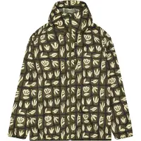 Picture Organic Clothing - Vandringskläder - Scale Printed Jacket Cedar Leaf Print för Unisex - Storlek XL - Khaki
