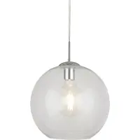 Searchlight Glas pendellampa Balls, dimbar, Genomskinlig / transpare, Vardagsrum / matsal, Glas, Modern, Pendellampa
