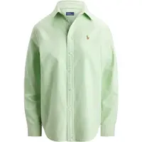 Ralph Lauren för kvinnor. 211970736503 Ikonisk grön skjorta (XS), Casual, Bomull, Klassisk, Lång ärm