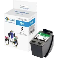 G&G Bläck Kompatibel Svart NH-RC6656BK GP-H56BK