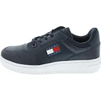 Tommy Hilfiger Blå Läder Herr Sneakers