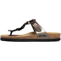 Bayton Pantolette 'Huelva' brons / guld / svart