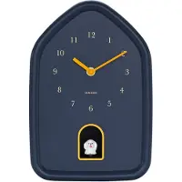 Karlsson väggklocka Modern Doggy dark blue KA6098DB