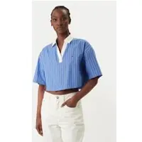 Tommy Hilfiger Tommy Jeans Relaxed Fit Popover Short Sleeve Shirt