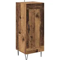 vidaXL Högskåp Återvunnet Trä 34,5 x 34 x 90 cm Konstruerat Trä