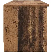 vidaXL TV-skåp Gammalt trä 102 x 35 x 36,5 cm Konstruerat trä