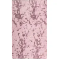 vidaXL Ryamatta med lång lugg NAVARRA dammig rosa 60x100 cm polyester