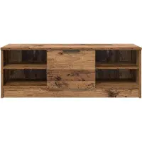 vidaXL TV-skåp Gammalt trä 102 x 35 x 36,5 cm Konstruerat trä