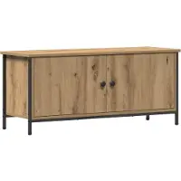 vidaXL TV-skåp Artisan Ek 100 x 35 x 45 cm Konstruerat trä