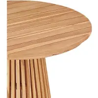 vidaXL Sidobord Brun 70 x 70 x 75 cm Massivt teakträ 42006349