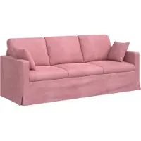 vidaXL Soffa 180cm Rosé Metall