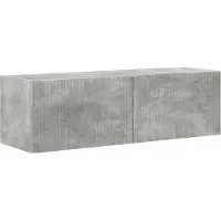 vidaXL TV Vägghylla Betong 98 x 31 x 29,5 cm Konstruerat trä