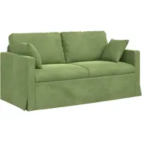 vidaXL Soffa Ljusgrön 158 x 78 x 80 cm Sammet