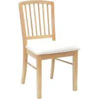 vidaXL Matstolar 2 pcs Naturfärg 50 x 52,5 x 91 cm Massiv Gummiträ