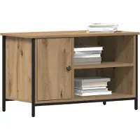 vidaXL TV-skåp artisan ek 80 x 40 x 50 cm Konstruerat trä