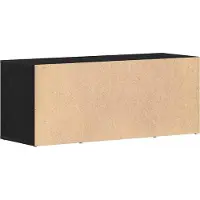 vidaXL TV-skåp 100 x 35 x 40 cm Svart ek Konstruerat trä