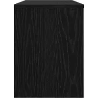 vidaXL TV-skåp Svart Ek 80 x 30 x 40 cm Konstruerat trä