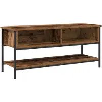 vidaXL TV-bänkset Gammalt trä 100 x 35 x 45 cm Konstruerat trä