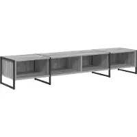 vidaXL TV-skåp Grå Sonoma 170.5 x 36 x 30.5 cm Konstruerat trä