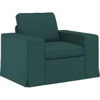 vidaXL Soffa Mörkgrön 103 x 80 x 82 cm tyg