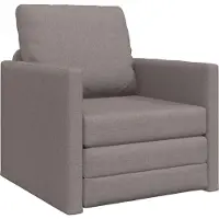 vidaXL Soffsäng Taupe 74 x 77 x 81 cm tyg