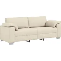vidaXL 3-sits Soffa Linne 178 cm
