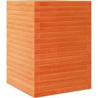 vidaXL Odlingslåda vaxbrun 50x50x68,5 cm massiv furu