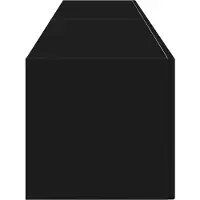 vidaXL TV Vägghylla 2 pcs Svart 78,5 x 31 x 29,5 cm Konstruerat trä