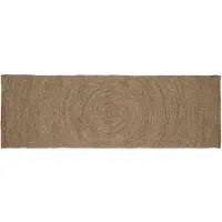 vidaXL Områdesmattor Rektangulär Grå 60 x 250 cm Jute