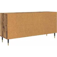 vidaXL TV-skåp Gammalt trä 103,5 x 30 x 50 cm Konstruerat trä