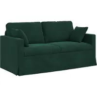 vidaXL Soffa Mörkgrön 158 x 78 x 80 cm Sammet