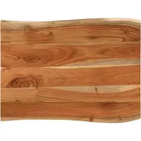 vidaXL Bordsskiva 90x60x2,5 cm akaciaträ naturkant