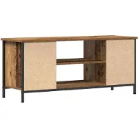 vidaXL TV-skåp Gammalt trä 102 x 35 x 45 cm Konstruerat trä