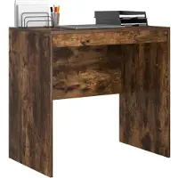 vidaXL Skrivbord Rökt ek 80 x 50 x 76 cm