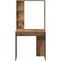 vidaXL Skrivbord Gammalt trä 78,5 x 37 x 154,5 cm Konstruerat trä