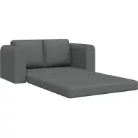 vidaXL Soffsäng 60cm Mörkgrå tyg